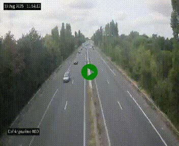 <h2>Webcam routière à la fin de la N10, en périphérique ouest d'Angouleme, proche de la jonction avec l'A10</h2>
