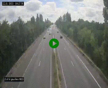 <h2>Webcam routière à la fin de la N10, en périphérique ouest d'Angouleme, proche de la jonction avec l'A10</h2>