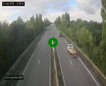 <h2>Webcam routière à la fin de la N10, en périphérique ouest d'Angouleme, proche de la jonction avec l'A10</h2>