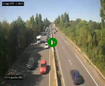 <h2>Webcam routière à la fin de la N10, en périphérique ouest d'Angouleme, proche de la jonction avec l'A10</h2>