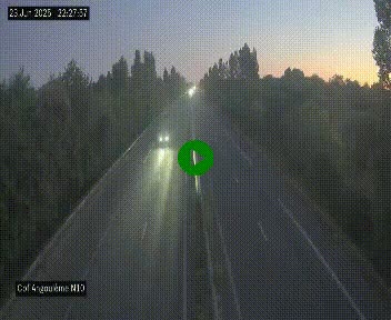 <h2>Webcam routière à la fin de la N10, en périphérique ouest d'Angouleme, proche de la jonction avec l'A10</h2>