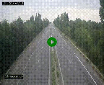 <h2>Webcam routière à la fin de la N10, en périphérique ouest d'Angouleme, proche de la jonction avec l'A10</h2>
