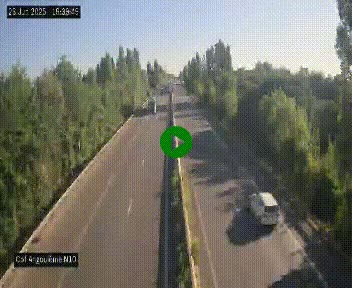 <h2>Webcam routière à la fin de la N10, en périphérique ouest d'Angouleme, proche de la jonction avec l'A10</h2>