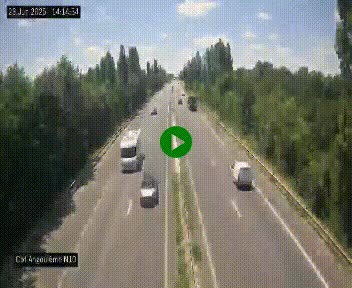 <h2>Webcam routière à la fin de la N10, en périphérique ouest d'Angouleme, proche de la jonction avec l'A10</h2>
