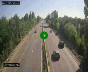 <h2>Webcam routière à la fin de la N10, en périphérique ouest d'Angouleme, proche de la jonction avec l'A10</h2>
