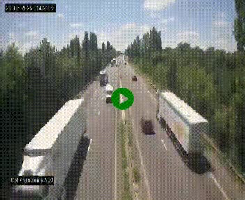 <h2>Webcam routière à la fin de la N10, en périphérique ouest d'Angouleme, proche de la jonction avec l'A10</h2>