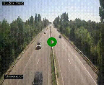 <h2>Webcam routière à la fin de la N10, en périphérique ouest d'Angouleme, proche de la jonction avec l'A10</h2>