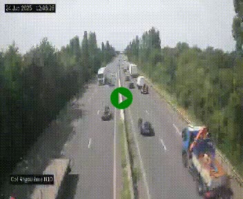 <h2>Webcam routière à la fin de la N10, en périphérique ouest d'Angouleme, proche de la jonction avec l'A10</h2>