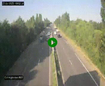 <h2>Webcam routière à la fin de la N10, en périphérique ouest d'Angouleme, proche de la jonction avec l'A10</h2>