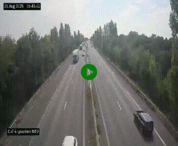 <h2>Webcam routière à la fin de la N10, en périphérique ouest d'Angouleme, proche de la jonction avec l'A10</h2>