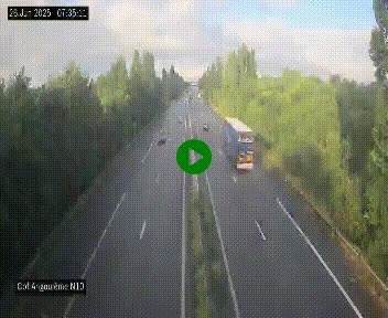 <h2>Webcam routière à la fin de la N10, en périphérique ouest d'Angouleme, proche de la jonction avec l'A10</h2>