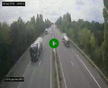 <h2>Webcam routière à la fin de la N10, en périphérique ouest d'Angouleme, proche de la jonction avec l'A10</h2>