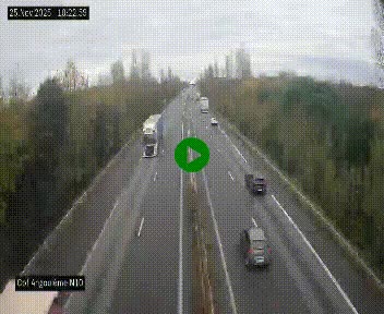 <h2>Webcam routière à la fin de la N10, en périphérique ouest d'Angouleme, proche de la jonction avec l'A10</h2>