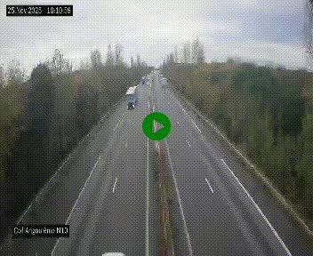 <h2>Webcam routière à la fin de la N10, en périphérique ouest d'Angouleme, proche de la jonction avec l'A10</h2>
