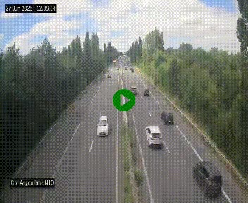 <h2>Webcam routière à la fin de la N10, en périphérique ouest d'Angouleme, proche de la jonction avec l'A10</h2>