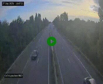 <h2>Webcam routière à la fin de la N10, en périphérique ouest d'Angouleme, proche de la jonction avec l'A10</h2>