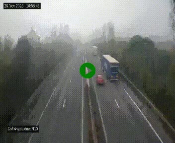 <h2>Webcam routière à la fin de la N10, en périphérique ouest d'Angouleme, proche de la jonction avec l'A10</h2>