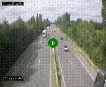 <h2>Webcam routière à la fin de la N10, en périphérique ouest d'Angouleme, proche de la jonction avec l'A10</h2>