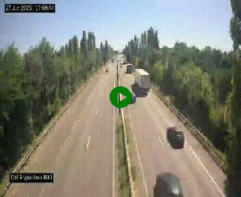 <h2>Webcam routière à la fin de la N10, en périphérique ouest d'Angouleme, proche de la jonction avec l'A10</h2>
