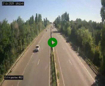 <h2>Webcam routière à la fin de la N10, en périphérique ouest d'Angouleme, proche de la jonction avec l'A10</h2>