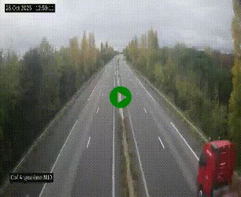 <h2>Webcam routière à la fin de la N10, en périphérique ouest d'Angouleme, proche de la jonction avec l'A10</h2>