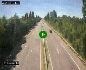 <h2>Webcam routière à la fin de la N10, en périphérique ouest d'Angouleme, proche de la jonction avec l'A10</h2>