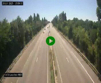 <h2>Webcam routière à la fin de la N10, en périphérique ouest d'Angouleme, proche de la jonction avec l'A10</h2>