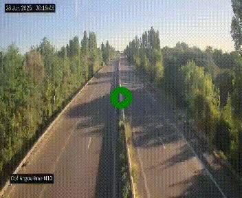 <h2>Webcam routière à la fin de la N10, en périphérique ouest d'Angouleme, proche de la jonction avec l'A10</h2>