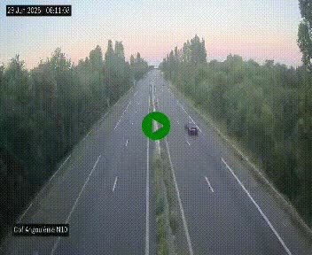 <h2>Webcam routière à la fin de la N10, en périphérique ouest d'Angouleme, proche de la jonction avec l'A10</h2>