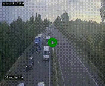 <h2>Webcam routière à la fin de la N10, en périphérique ouest d'Angouleme, proche de la jonction avec l'A10</h2>