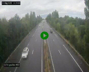 <h2>Webcam routière à la fin de la N10, en périphérique ouest d'Angouleme, proche de la jonction avec l'A10</h2>