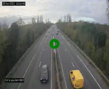 <h2>Webcam routière à la fin de la N10, en périphérique ouest d'Angouleme, proche de la jonction avec l'A10</h2>