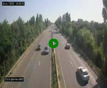 <h2>Webcam routière à la fin de la N10, en périphérique ouest d'Angouleme, proche de la jonction avec l'A10</h2>