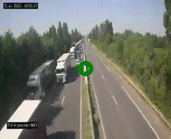 <h2>Webcam routière à la fin de la N10, en périphérique ouest d'Angouleme, proche de la jonction avec l'A10</h2>