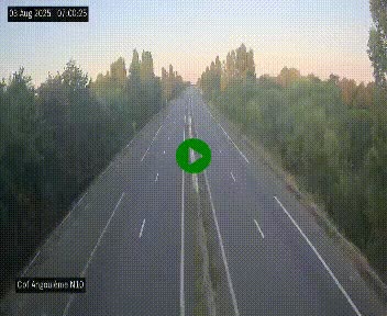 <h2>Webcam routière à la fin de la N10, en périphérique ouest d'Angouleme, proche de la jonction avec l'A10</h2>
