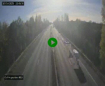 <h2>Webcam routière à la fin de la N10, en périphérique ouest d'Angouleme, proche de la jonction avec l'A10</h2>