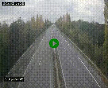<h2>Webcam routière à la fin de la N10, en périphérique ouest d'Angouleme, proche de la jonction avec l'A10</h2>
