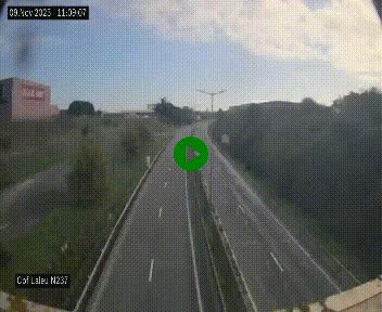 Webcam située à la Rochelle, à la fin de la N237 avant l'accès au péage du Pont de l'Île-de-Ré