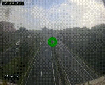 Webcam située à la Rochelle, à la fin de la N237 avant l'accès au péage du Pont de l'Île-de-Ré
