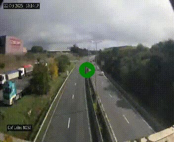 Webcam située à la Rochelle, à la fin de la N237 avant l'accès au péage du Pont de l'Île-de-Ré