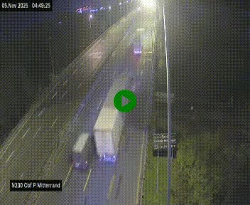 <h2>Webcam sur le périphérique de Bordeaux à l'est de la ville. Caméra située sur le Pont Mitterand sur la N230</h2>