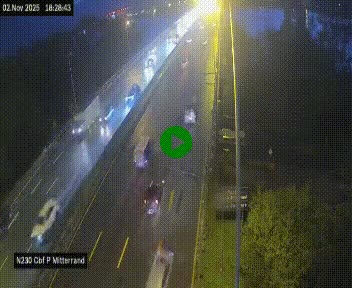 <h2>Webcam sur le périphérique de Bordeaux à l'est de la ville. Caméra située sur le Pont Mitterand sur la N230</h2>