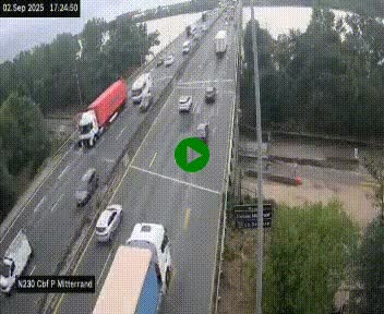 <h2>Webcam sur le périphérique de Bordeaux à l'est de la ville. Caméra située sur le Pont Mitterand sur la N230</h2>