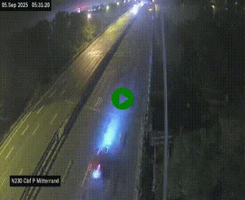 <h2>Webcam sur le périphérique de Bordeaux à l'est de la ville. Caméra située sur le Pont Mitterand sur la N230</h2>