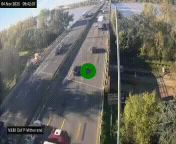 <h2>Webcam sur le périphérique de Bordeaux à l'est de la ville. Caméra située sur le Pont Mitterand sur la N230</h2>