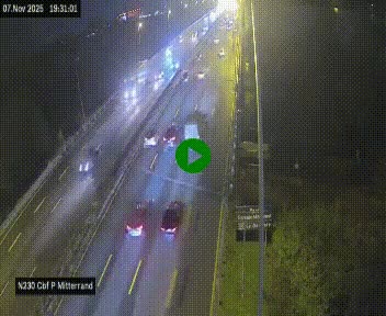 <h2>Webcam sur le périphérique de Bordeaux à l'est de la ville. Caméra située sur le Pont Mitterand sur la N230</h2>