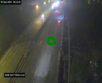 <h2>Webcam sur le périphérique de Bordeaux à l'est de la ville. Caméra située sur le Pont Mitterand sur la N230</h2>