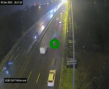 <h2>Webcam sur le périphérique de Bordeaux à l'est de la ville. Caméra située sur le Pont Mitterand sur la N230</h2>