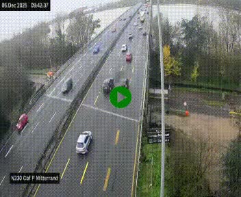 <h2>Webcam sur le périphérique de Bordeaux à l'est de la ville. Caméra située sur le Pont Mitterand sur la N230</h2>