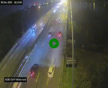 <h2>Webcam sur le périphérique de Bordeaux à l'est de la ville. Caméra située sur le Pont Mitterand sur la N230</h2>